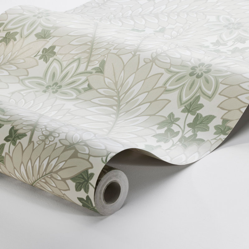 Boråstapeter Hidden Ivy Wallpaper, Beige