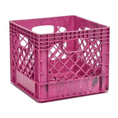 Rebrilliant Classic Milk Plastic Crate Set & Reviews | Wayfair