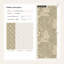 Papier peint taupe à motif floral de vigne-1843532517