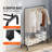 Malysia 39.8'' Metal Clothing Rack