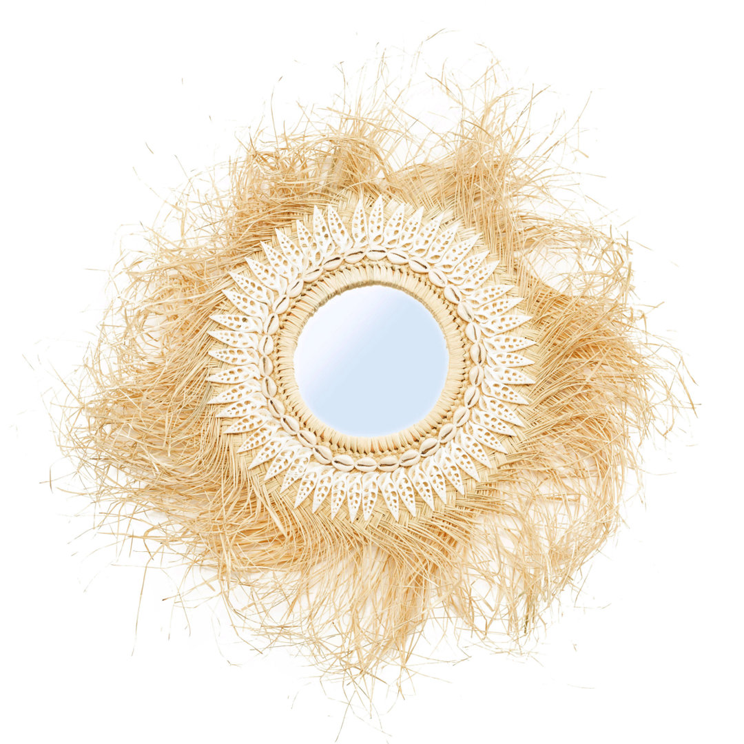 Bazar Bizar Miroir petite baie naturel - 