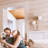 Sphere 20 in. Mid-Century Modern Integrated LED Desk Table Lamp with Built-In 3-Way Dimmer