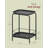 2-Tier Outdoor Table, Small Side End Table with Tray Storage-1645345091