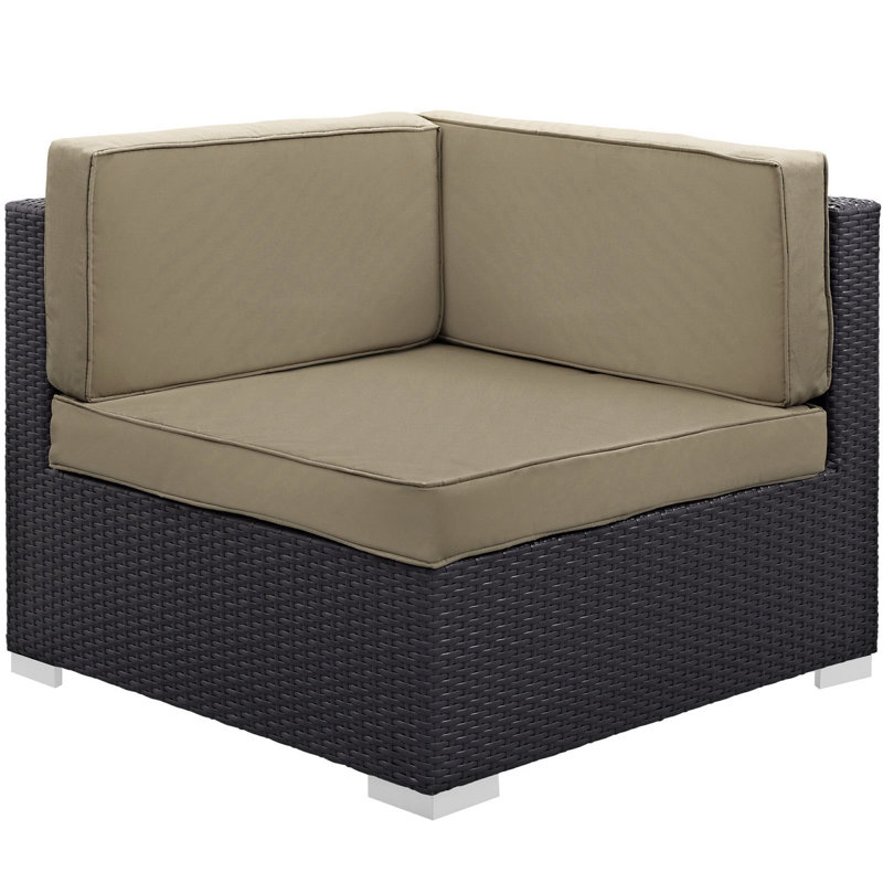Ensemble de canapé modulaire d'extérieur Gather, Moka