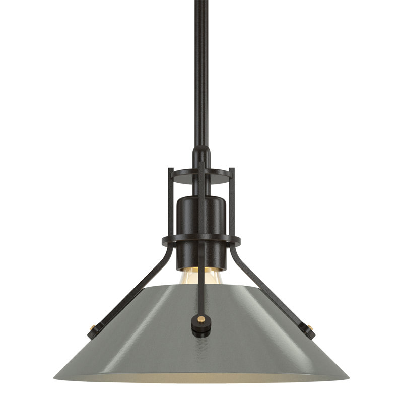 Henry 1 - Light Single Cone Pendant, Oil Rubbed Bronze, Sterling