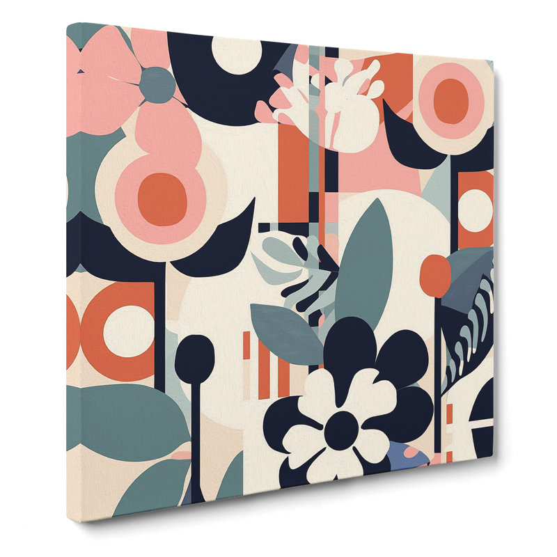 Floral Bauhaus - No Frame Print