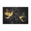 Art mural noir sur toile Hummingbirds avec fleurs noir-458984755