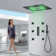 Lima Oil Rubbed Bronze Rainfall and Waterfall Shower System with Wall Mount Thermostatic Control