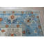 8x10 Ivory Hand-Knotted Wool Sky Blue Border Classic Traditional Modern Contemporary Carpet Rug