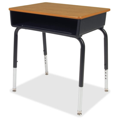 Adjustable-Height Classroom Desks with Book Box