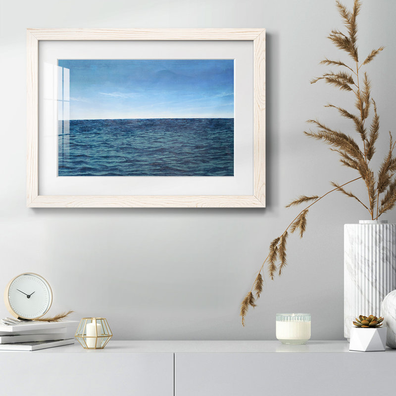 Open Water II, H 26 po x l 38 po, Blanc