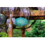 9'' Solar Powered Integrated LED Globe Lantern