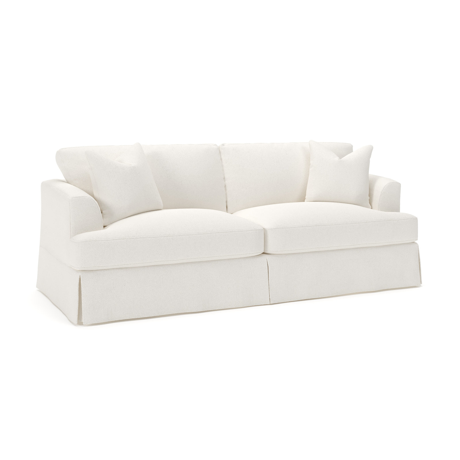 Lucia 92.5'' Upholstered Sofa, Apollo Alpaca Boucle
