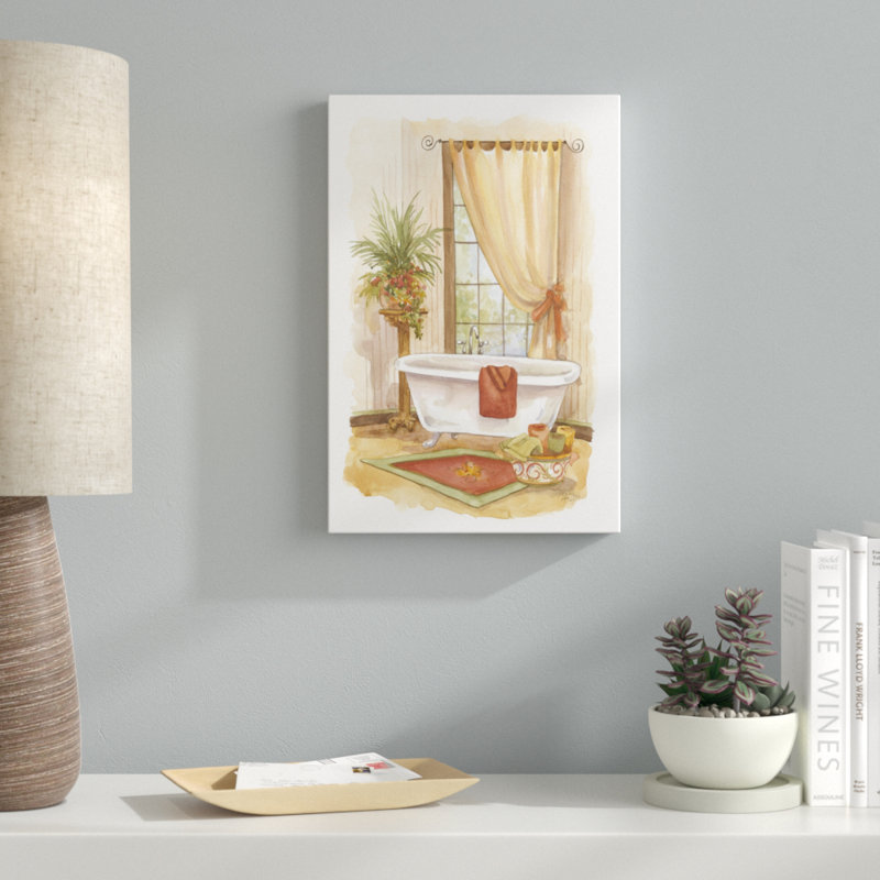 'Bath in Spice II' by Jerianne Van Dijk - Painting Print, 46cm H x 30cm W, Wrapped Canvas