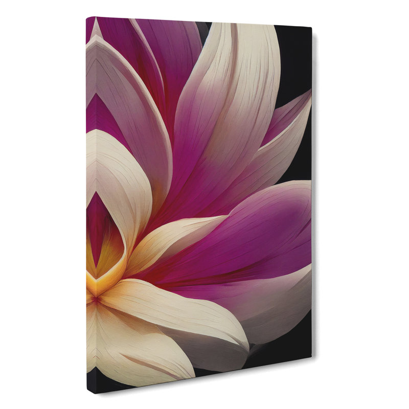 The Heartwarming Flower - Wrapped Canvas, 50cm H x 35cm W x 3cm D