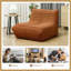 Fauteuil à billes, canapé à billes avec mousse haute densité pour la chambre à coucher, brun-629327351