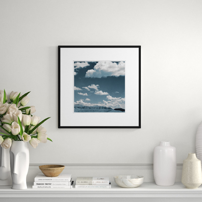Deep Blue Landscape Framed Photographic Print