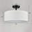 Drum Shade Semi Flush Mount 3-Light-717928031