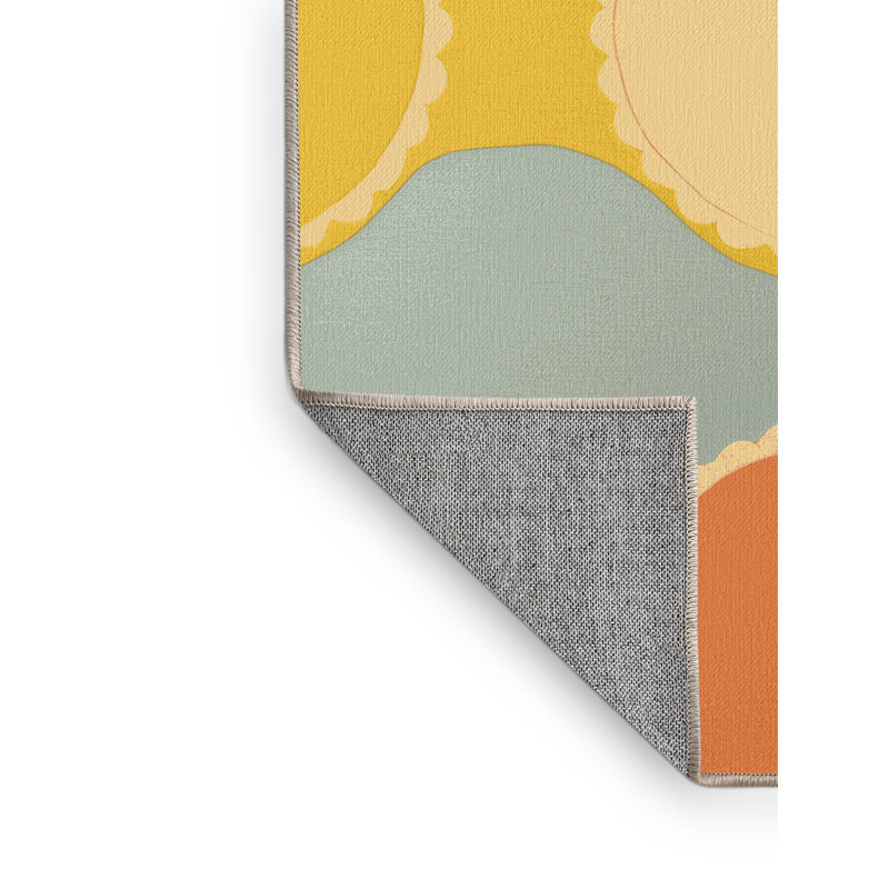 Spirited Pop Rug, Square 3'