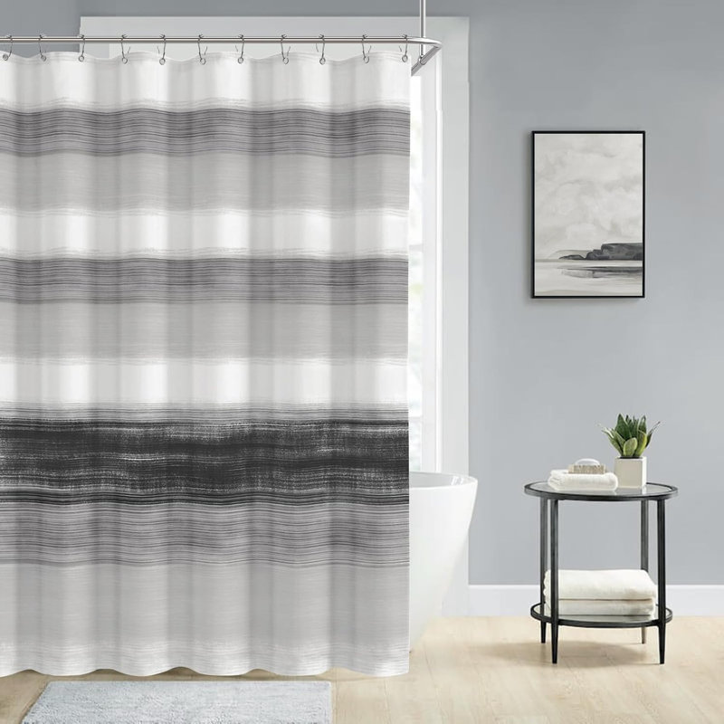 Rideau de douche Rustic Farmhouse, Gris