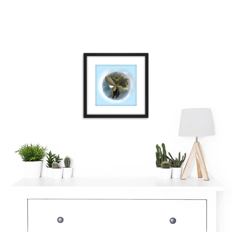 Little Planet Effect An Teallach Scotland Panorama View - Single Picture Frame Painting