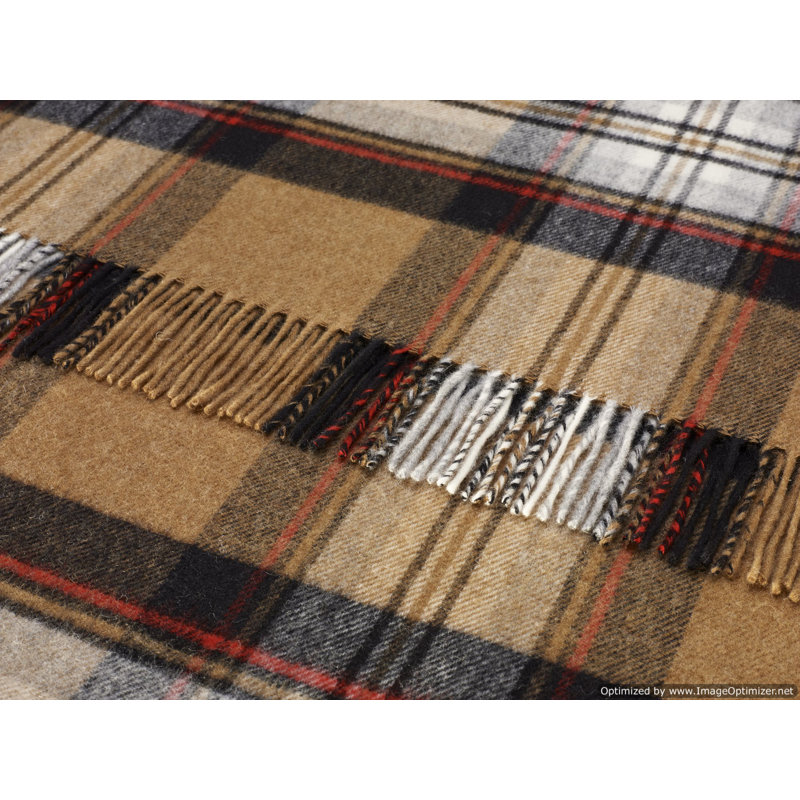 Tartan Hand Woven Throw Blanket