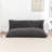 Grey Floor Bean Bag With Removable Corduroy Cover, Soft Foam Filler, No Assembly, Great For Napping In Dorm Chair, Skin - Fabric, Seat Plushness, Ideal Relaxing Balcony-1157053723