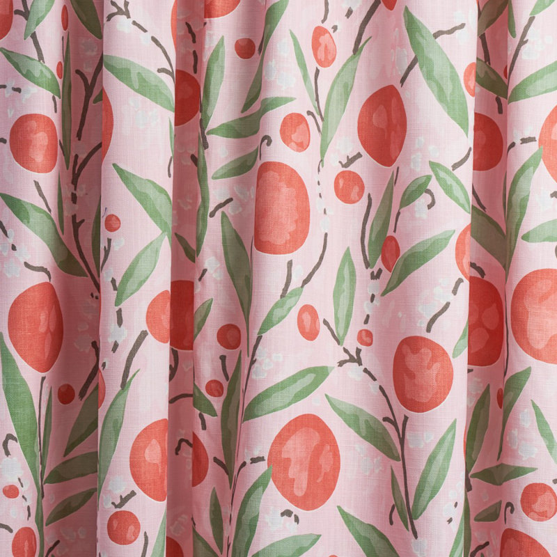 Mirabelle Fabric, Cherry/Blush