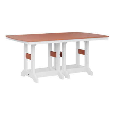 Table de salle à manger rectangulaire à hauteur de comptoir Berlin Gardens Garden Classic