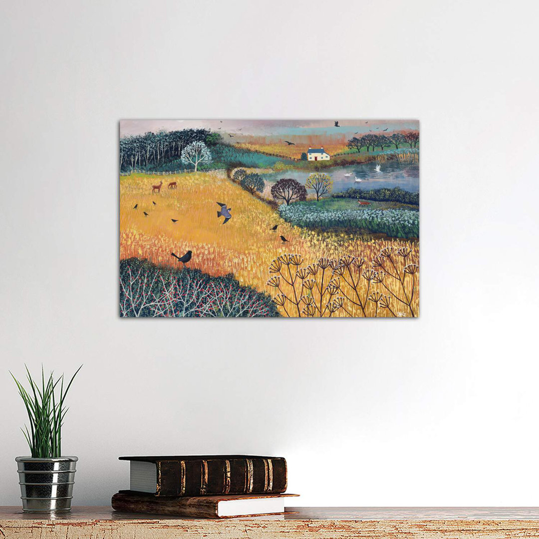 Harvest Home by Jo Grundy - Wrapped Canvas Print