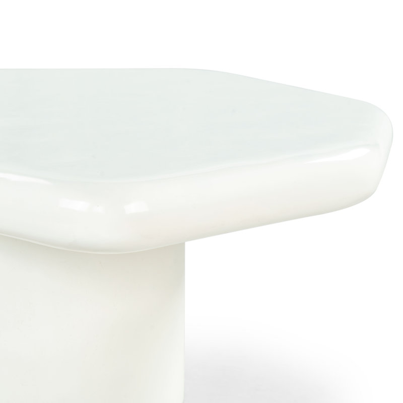 Table basse Clarendon, Blanc