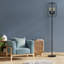 Lampe sur pied de fantaisie 53 po Makeira