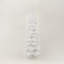 Arbre de Noël artificiel blanc 7,5 pi avec base en métal pliable pour espaces compacts, parfait pour un décor moderne