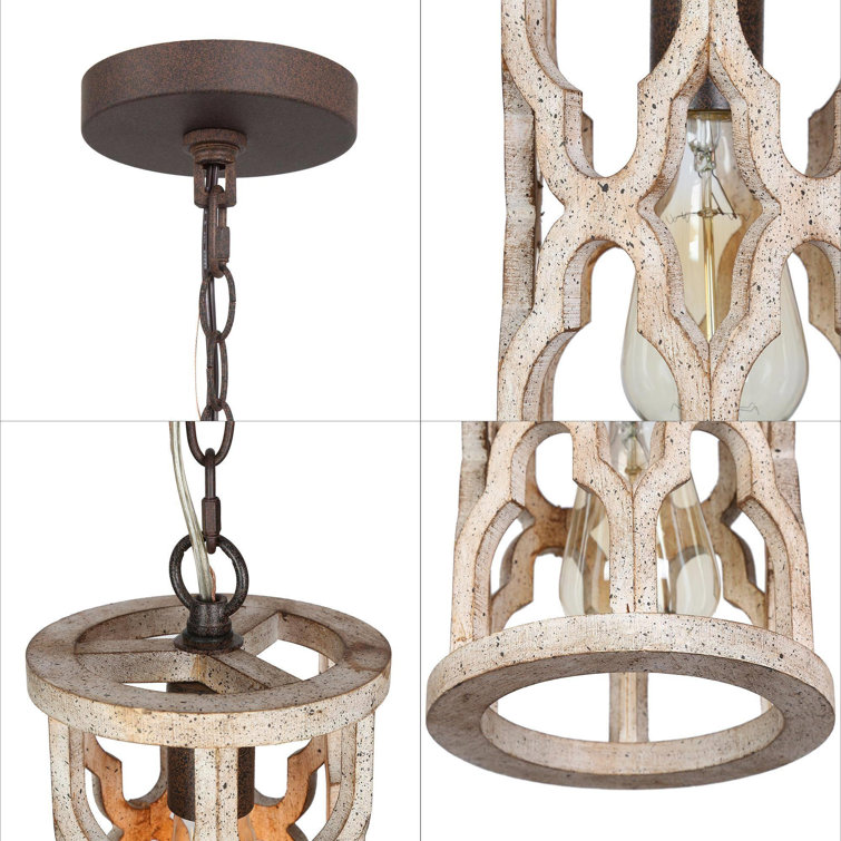 Uolfin Modern Lantern Outdoor Hanging Light, Rhett 1-Light Rustic