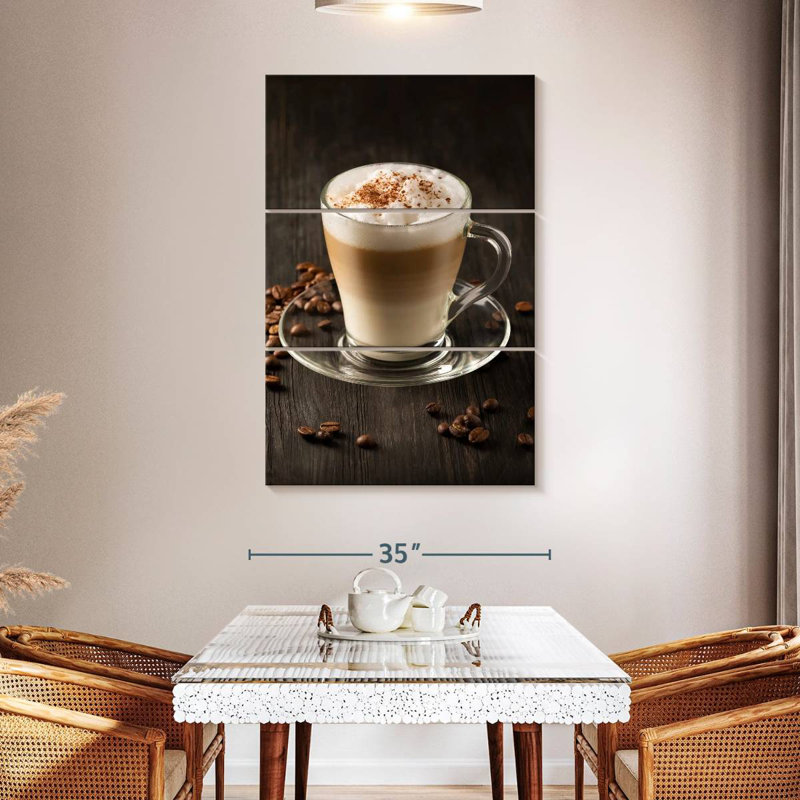 Yarlin Coffee Drink Layers, 50" H x 32" W