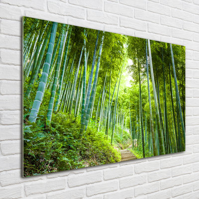 Bamboo Forest - No Frame Print on Glass