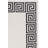 Wommack Oakhur Greek Key Border Area Rug in Ivory / Black-420147660