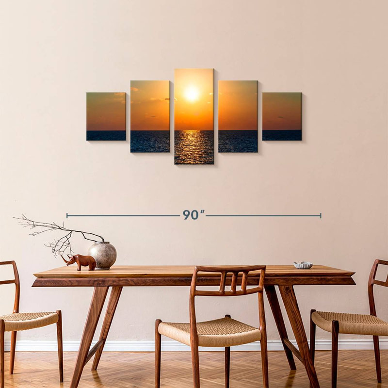 Basic Sunset, 34" H x 74" W