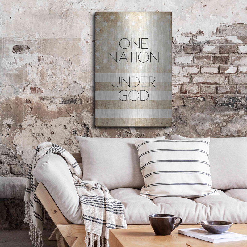 «One Nation Under God» par Susan Ball, H 36 po x l 24 po