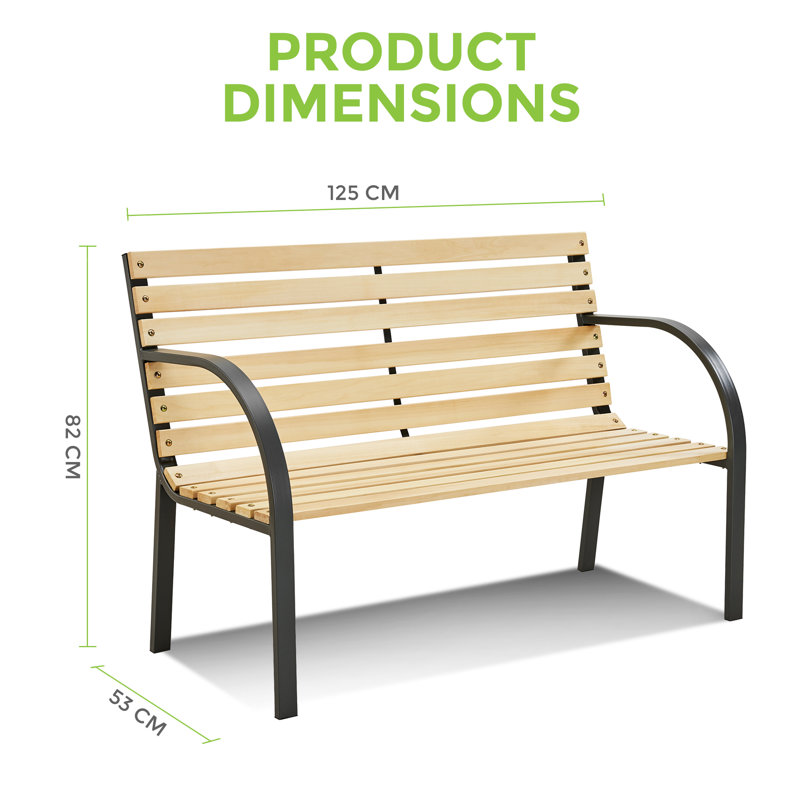 Folcroft Iron Outdoor Bench