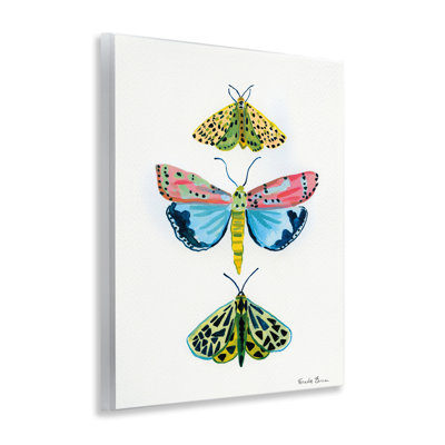 Bright Moths Trio Wall Plaque, design by Farida Zaman