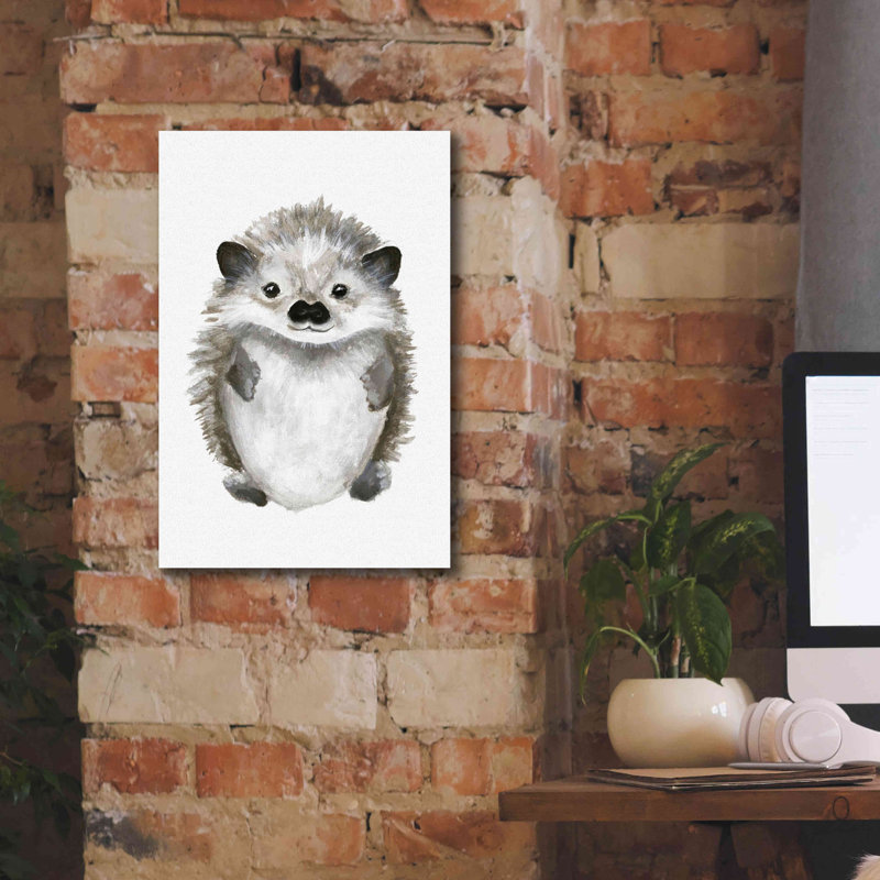 «Little Hedgehog» par Design Fabrikken, estampe numérique sur toile, H 18 po x l 12 po x P 0,75 po