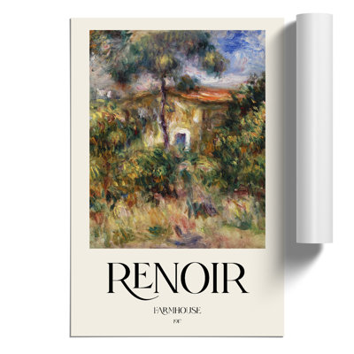 Farmhouse Vol.2 by Pierre-Auguste Renoir - No Frame Painting