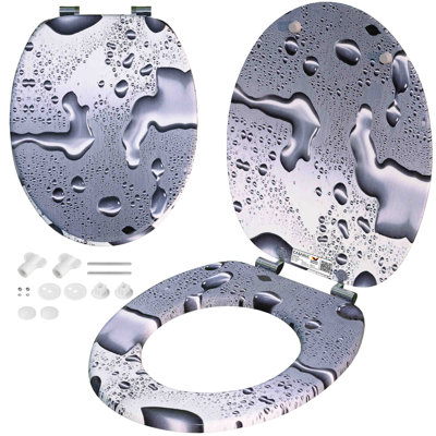 Soft Close Elongated Standard Toilet Seat