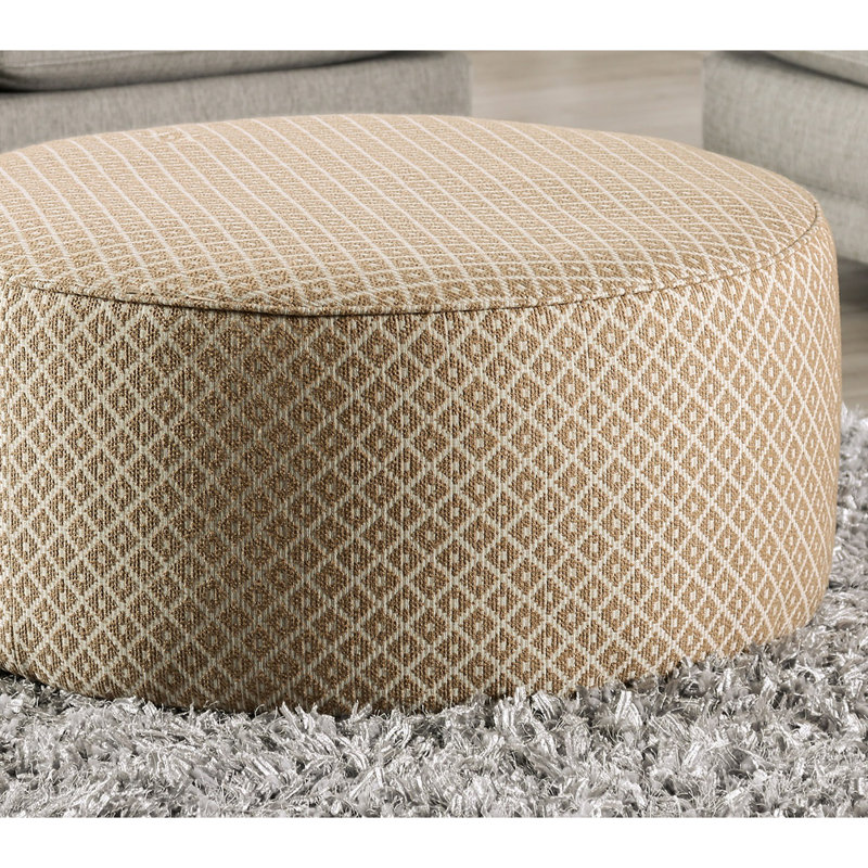 Repose-pieds rembourré de style contemporain