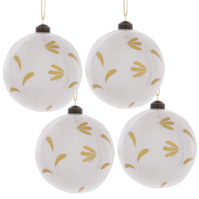 D4,7 "Boules de Noël en verre pour la décoration des Fêtes