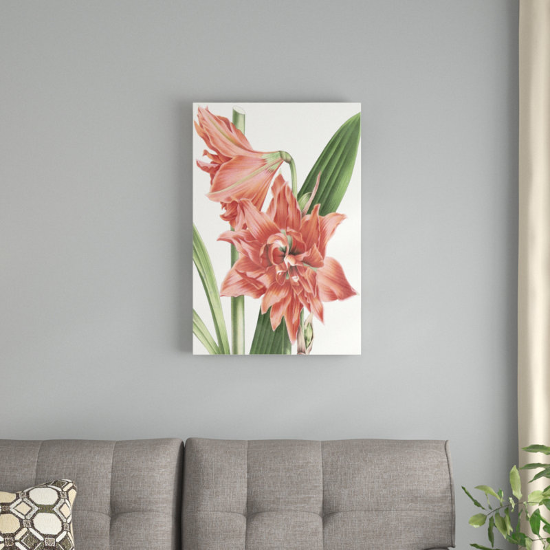 Floral Beauty VII 1 Piece Painting on Canvas, 76cm H x 51cm W, Wrapped Canvas