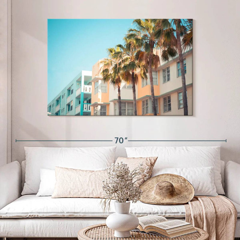 Lilie Miami City Buildings, H 32 po x l 48 po