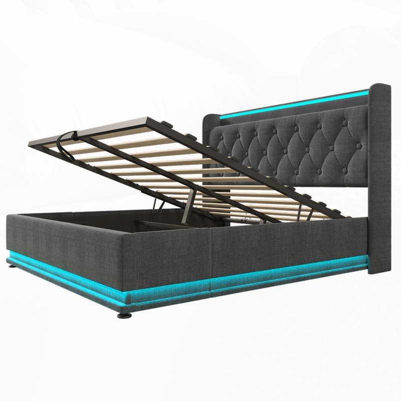 Full Size Upholstered Bed, Full