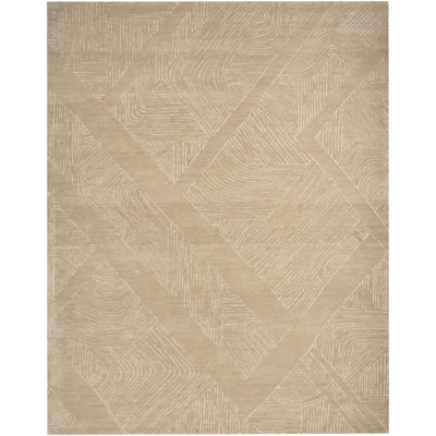 DKNY Pure Patterns Camel Modern Indoor Rug